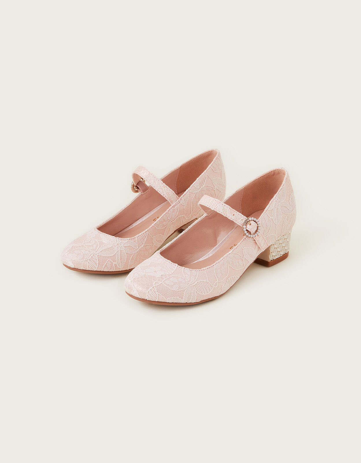 Girls pink heeled shoes clearance