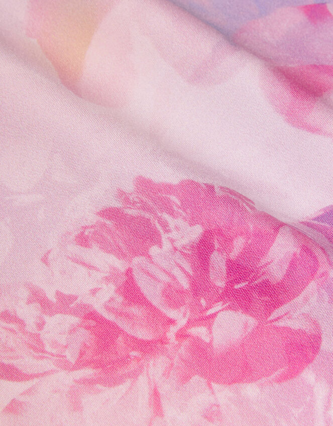 Digital Print Floral Leggings, Pink (PINK), large