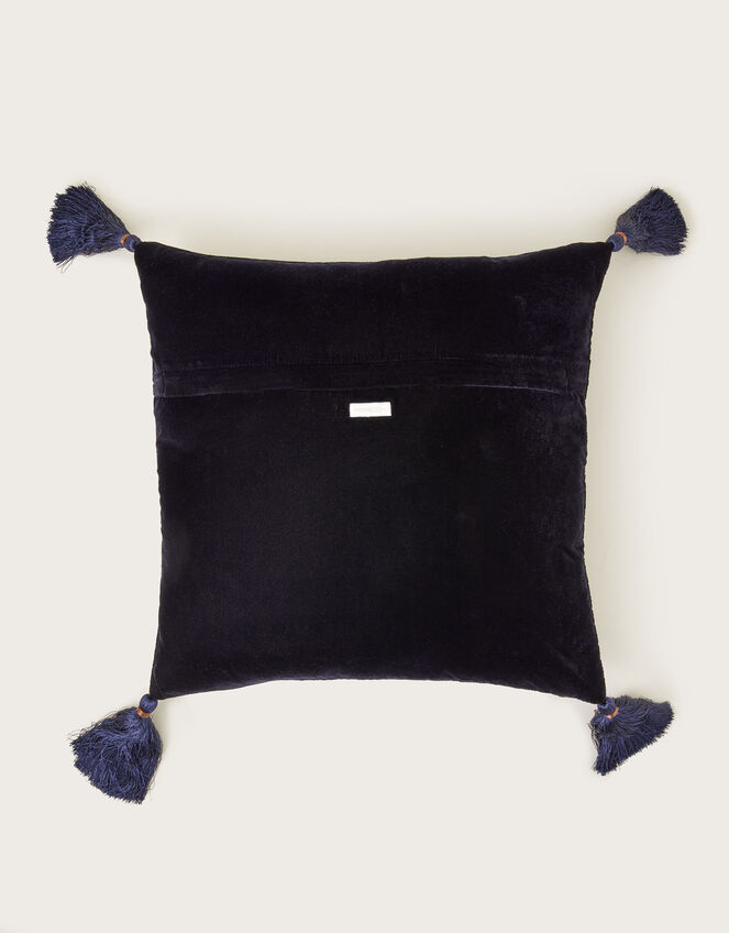 Star Embroidered Cushion, , large
