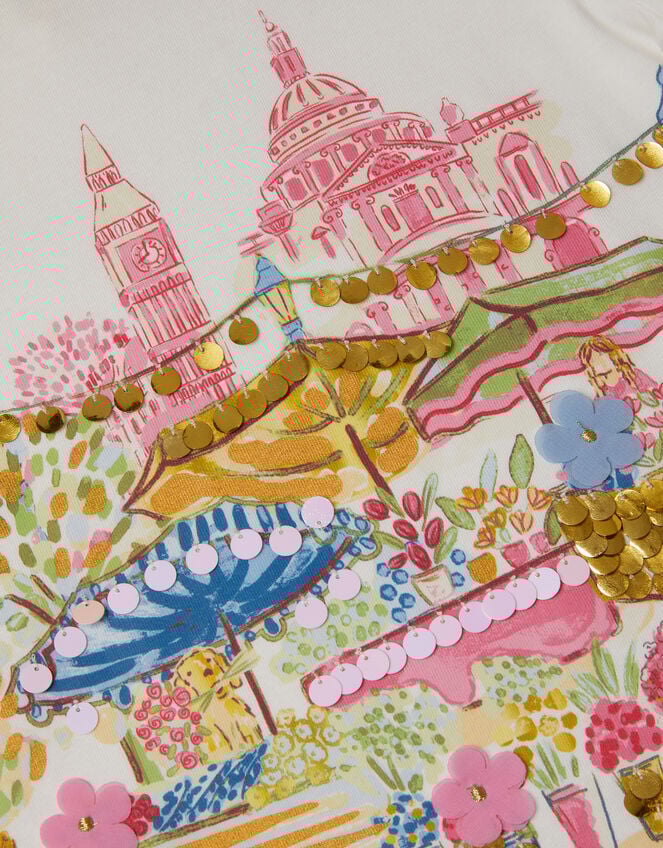 London Scene T-Shirt, Ivory (IVORY), large