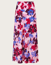 Vittoria Floral Print Skirt, Pink (PINK), large