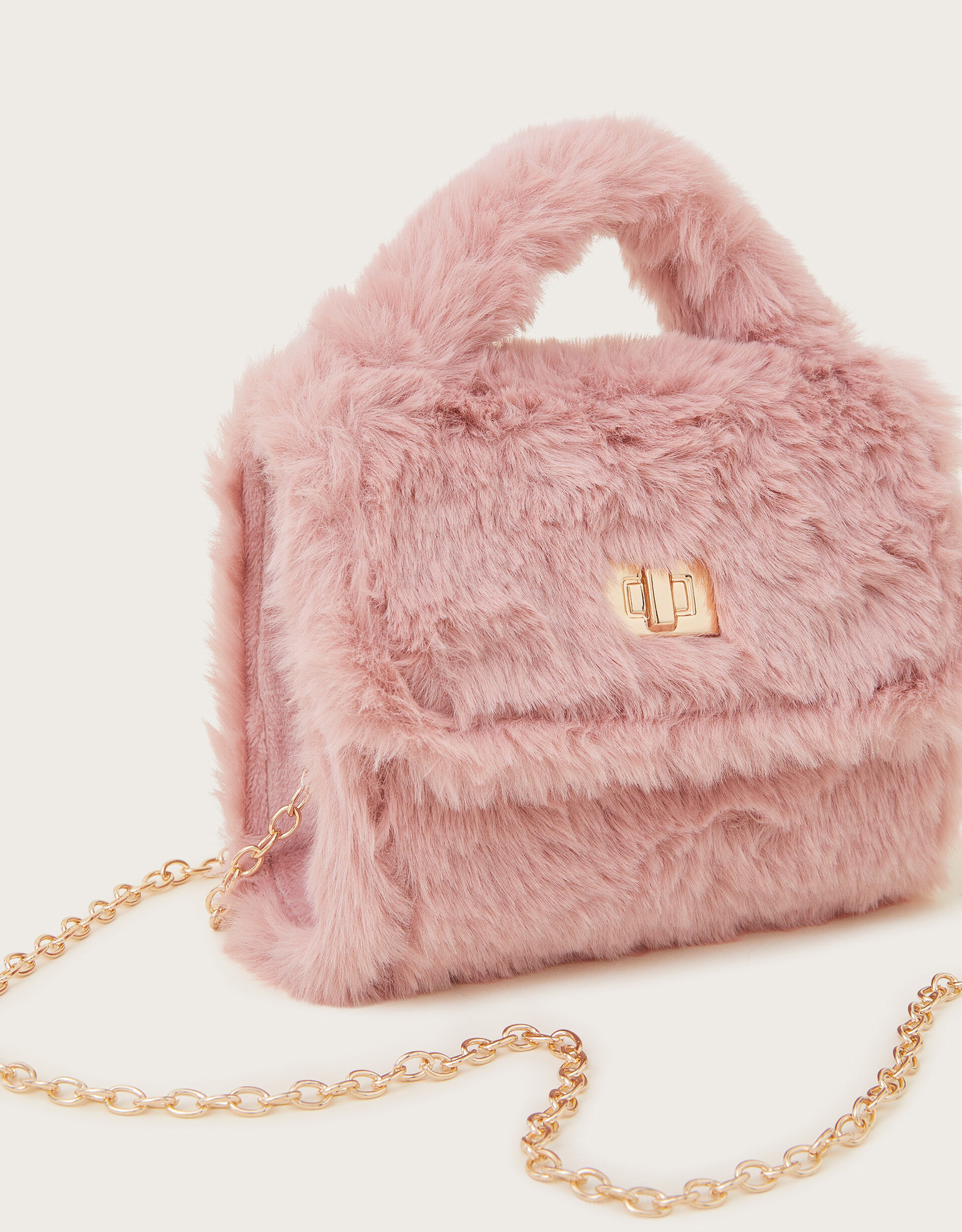 Mini Fluffy Faux Fur Handbag