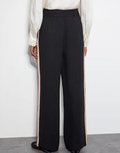 Scarlet Trim Trousers, Black (BLACK), large