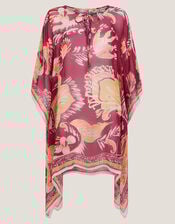 Misha Ornate Print Mini Kaftan, , large