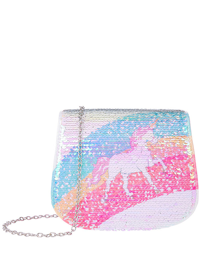 Susette Sequin Unicorn Tote Bag, , large