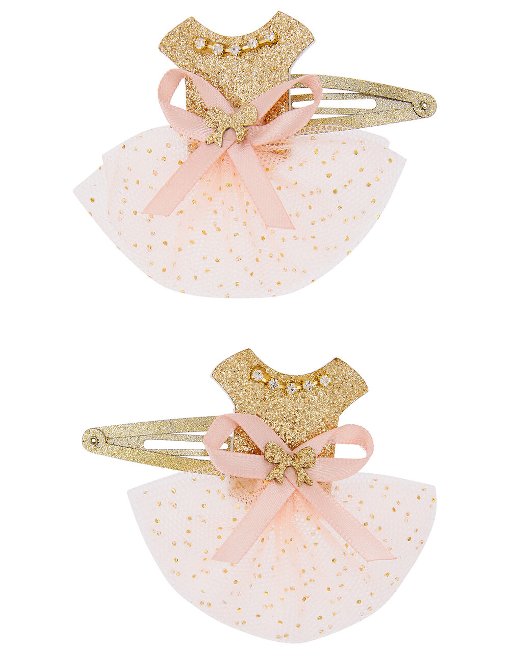 2X Natalia Ballerina Hair Clips Girls' Hair Accessories Monsoon UK.