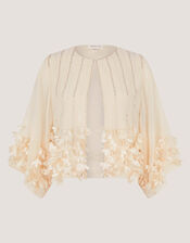 Claire Appliqu&eacute; Jacket, Ivory (IVORY), large