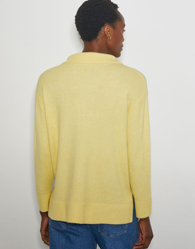 Carla Collar Jumper, Yellow (YELLOW), large
