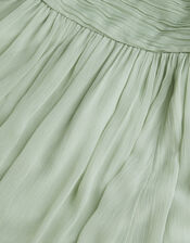 Ellay Cross Back Chiffon Prom Dress, Green (SAGE), large
