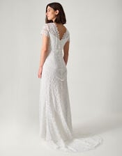 Sienna Lace Maxi Wedding Dress, Ivory (IVORY), large