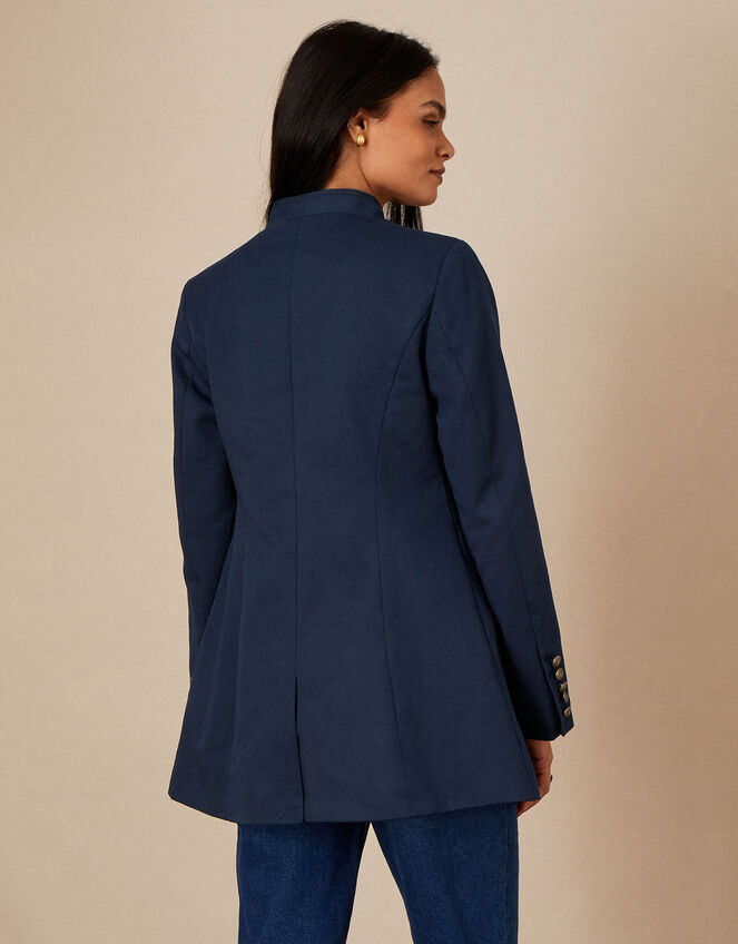 Maura Military Blazer, Blue (NAVY), large