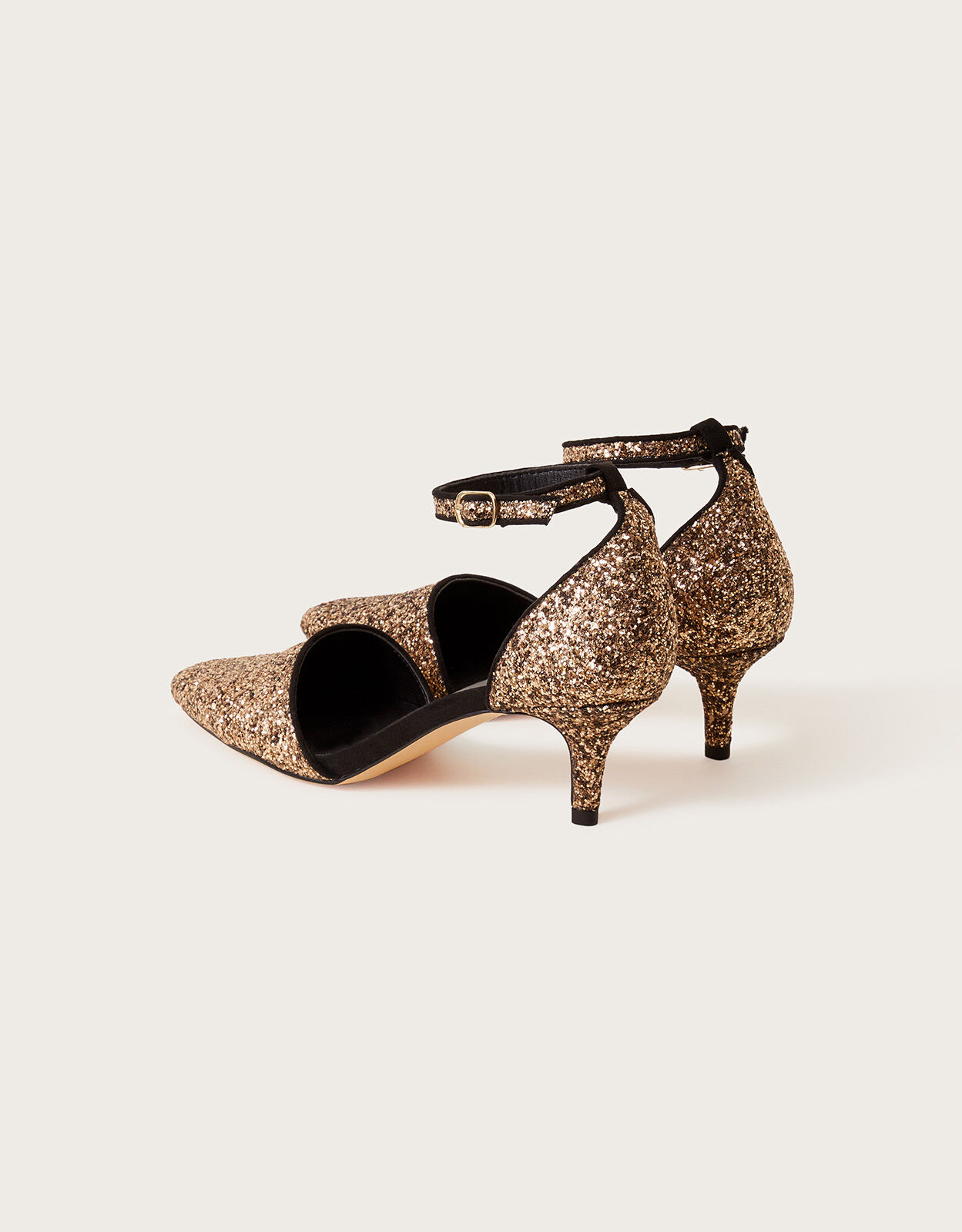 Sparkly kitten sales heel shoes