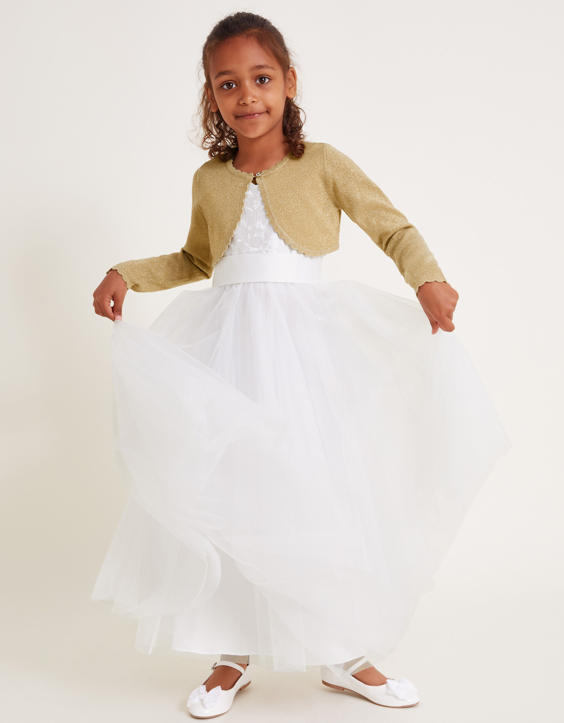 Monsoon flower girl cardigan clearance