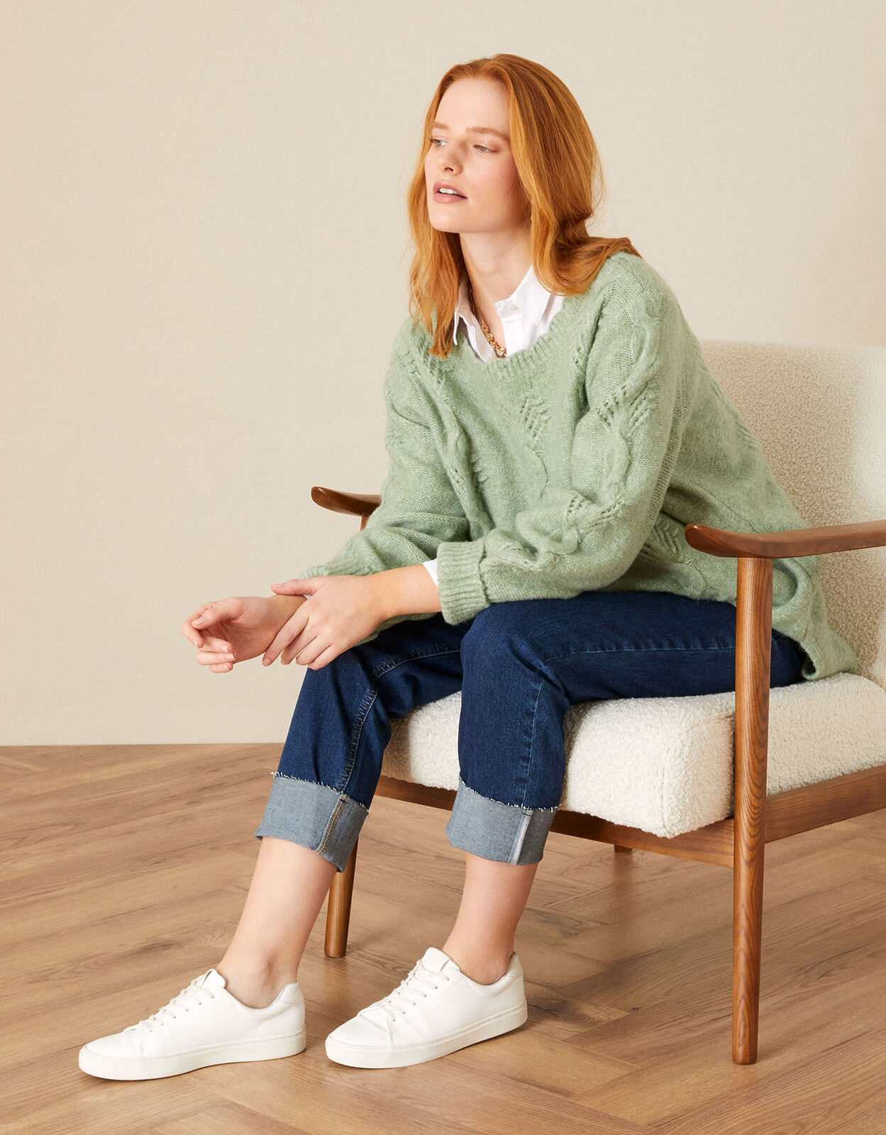 Deep sales cuff jeans