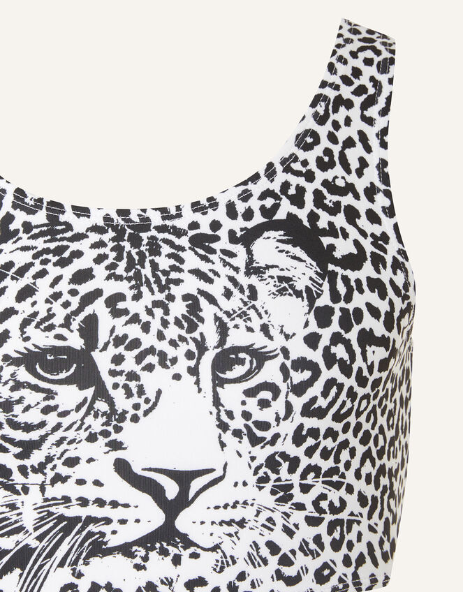 Cheetah Bikini Set, Black (BLACK), large
