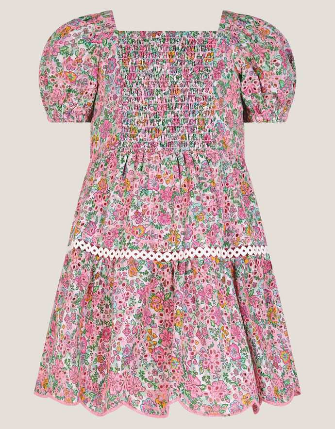 Floral Button Baby Dress main image 1