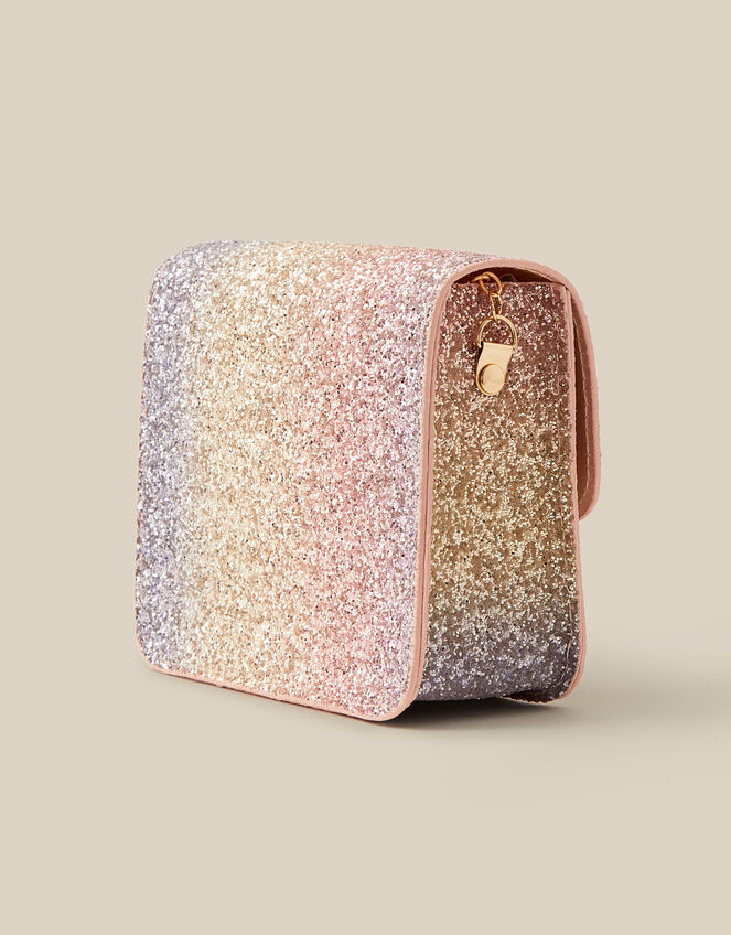 Ombr&eacute; Glitter Crossbody Bag, , large