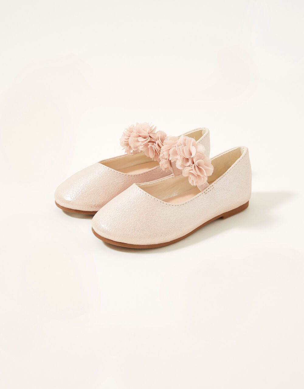 Children Children's Shoes & Sandals | Textured Corsage Walker Shoes Pink - UT40787