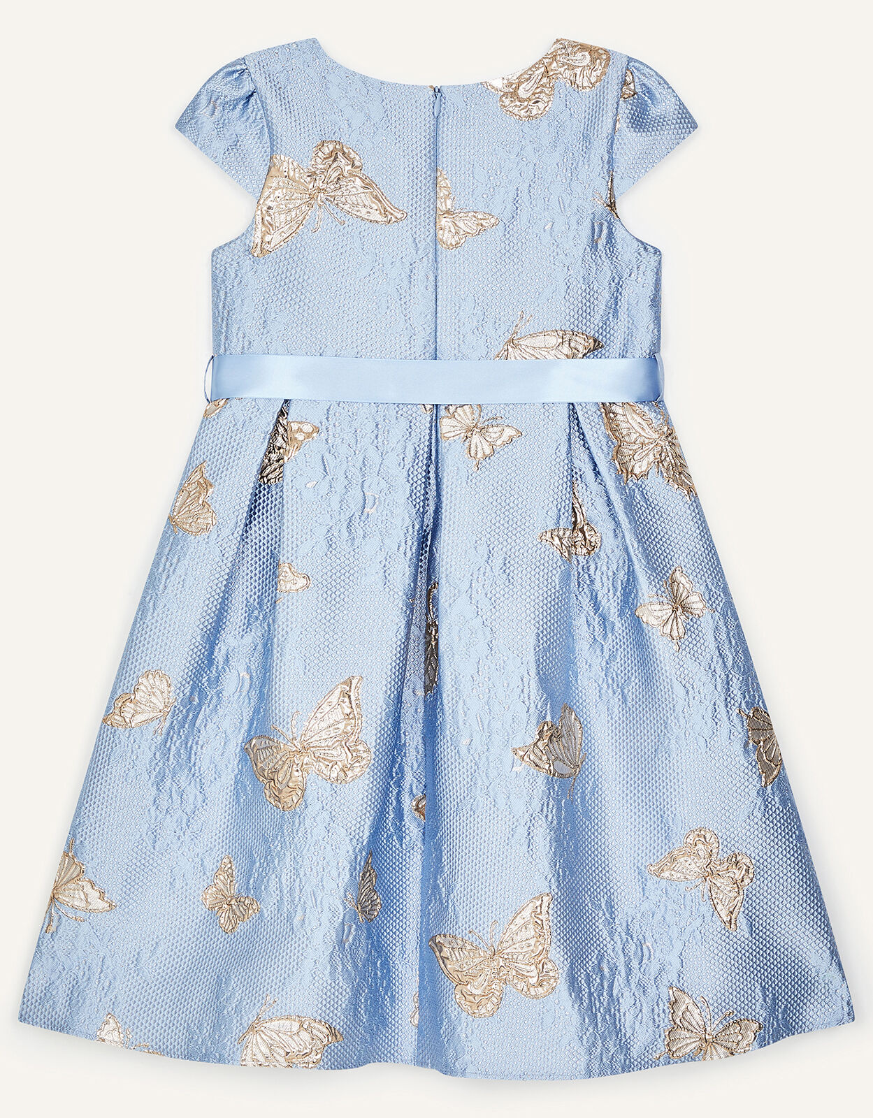 girls blue butterfly dress