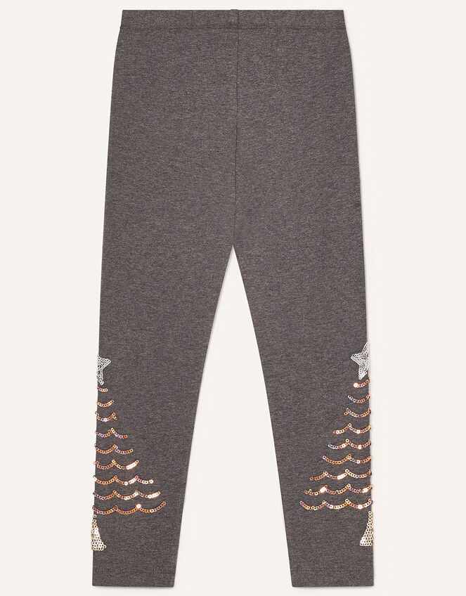 Christmas Tree Leggings, Grey (CHARCOAL), large