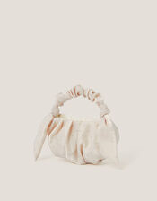 Satin Diamante Mini Bag, , large