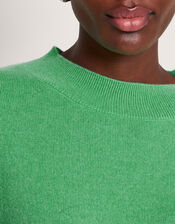 Claire Cashmere Jumper, Green (GREEN), large