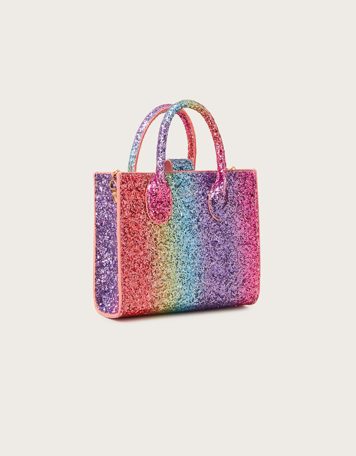 Rainbow glitter bag cheap