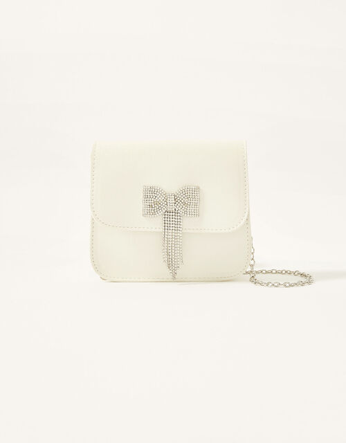 Darcy Diamante Tassel Bow Bag, , large