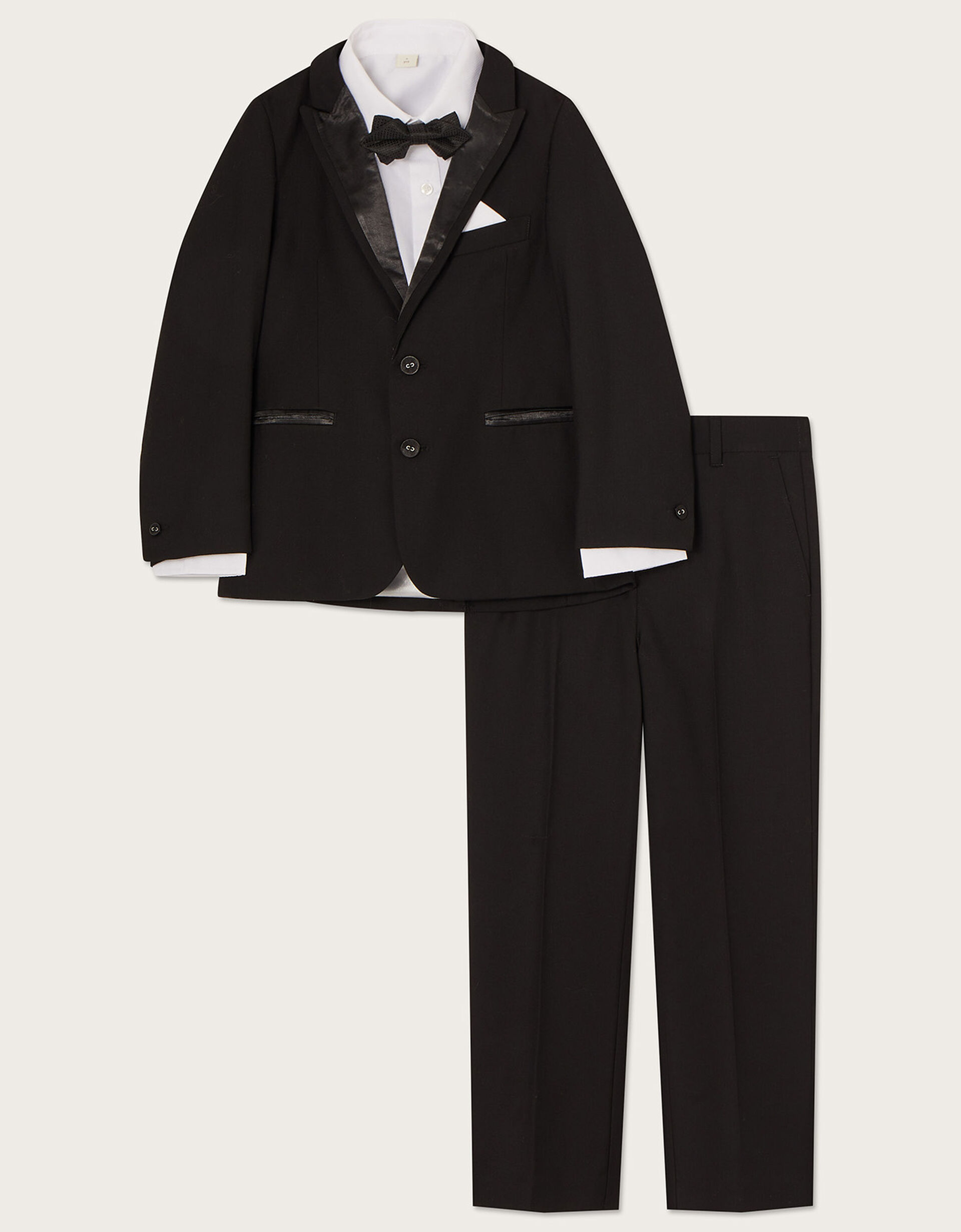 Classic Black Tuxedo Suit Set for Boys main image 0
