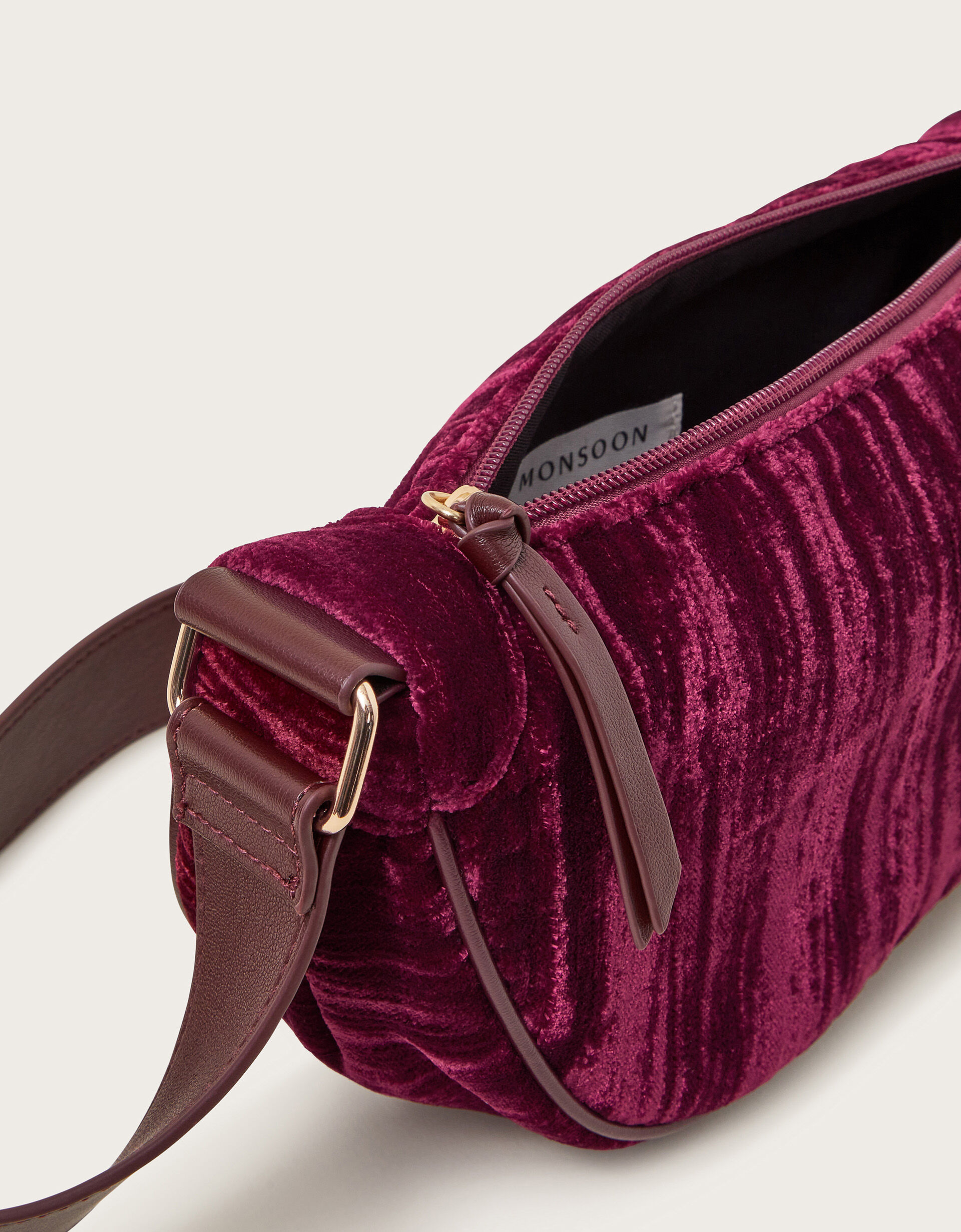 Velvet sling bag best sale