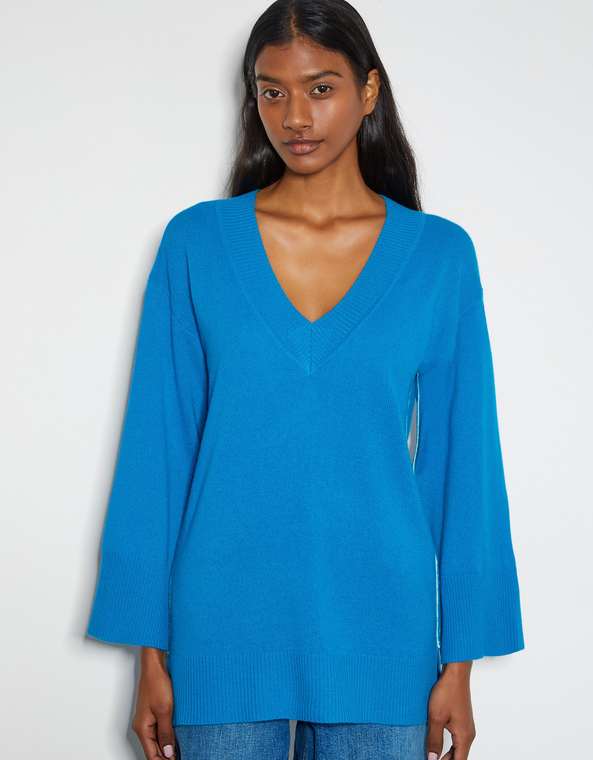 Monsoon blue jumper deals