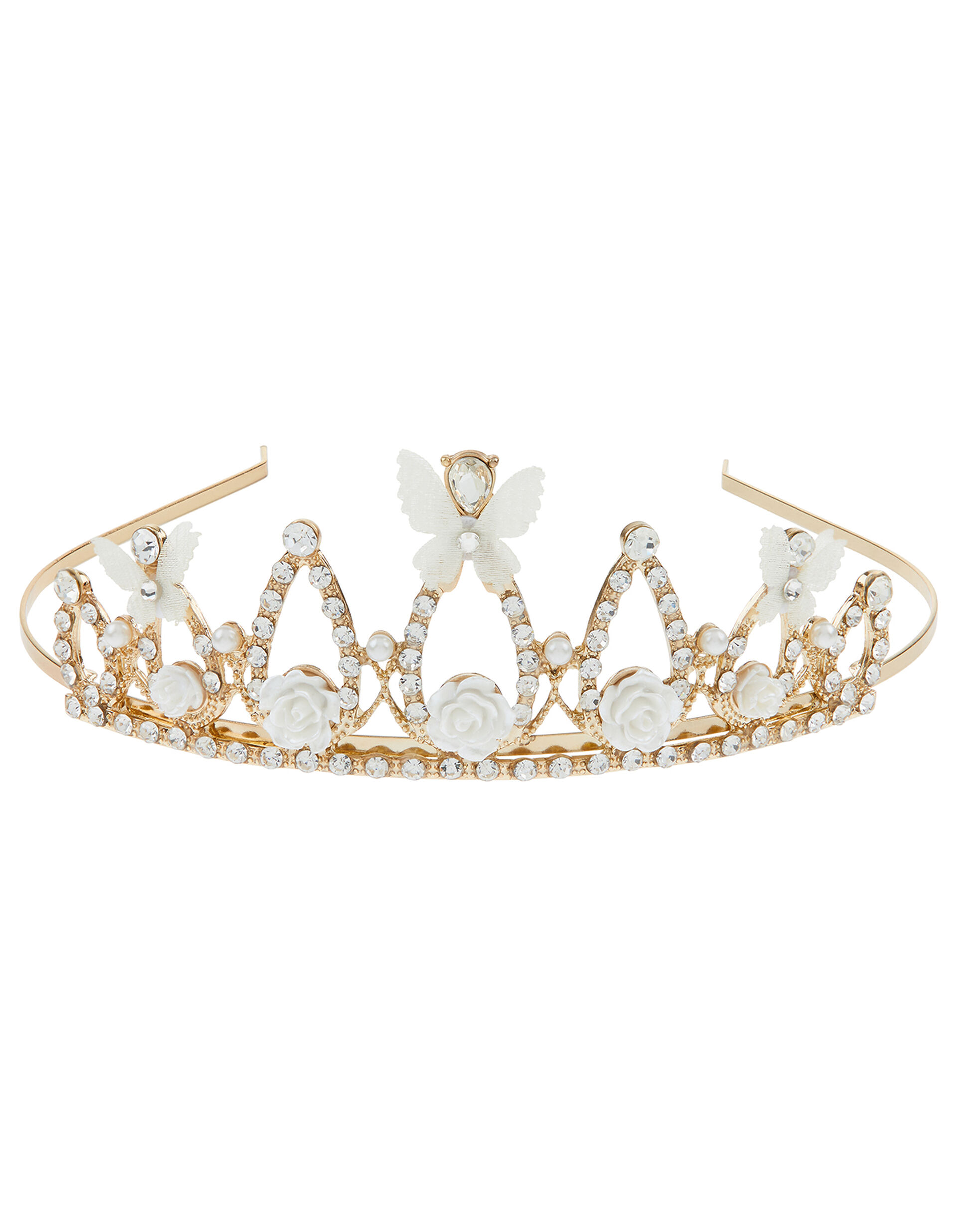 Aurora Sparkle Butterfly Tiara, , large