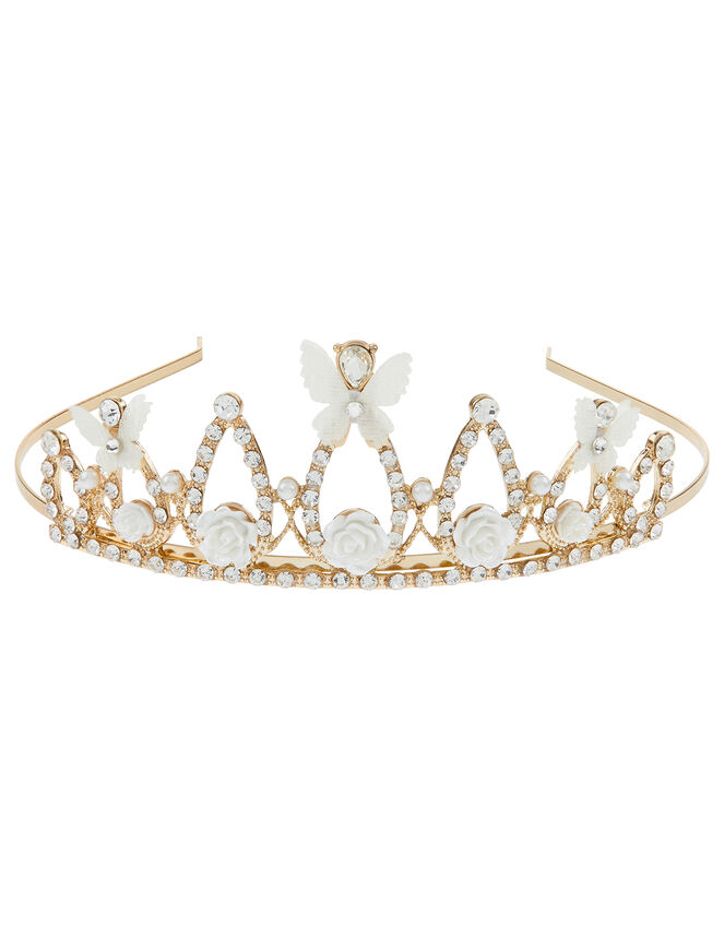 Aurora Sparkle Butterfly Tiara, , large