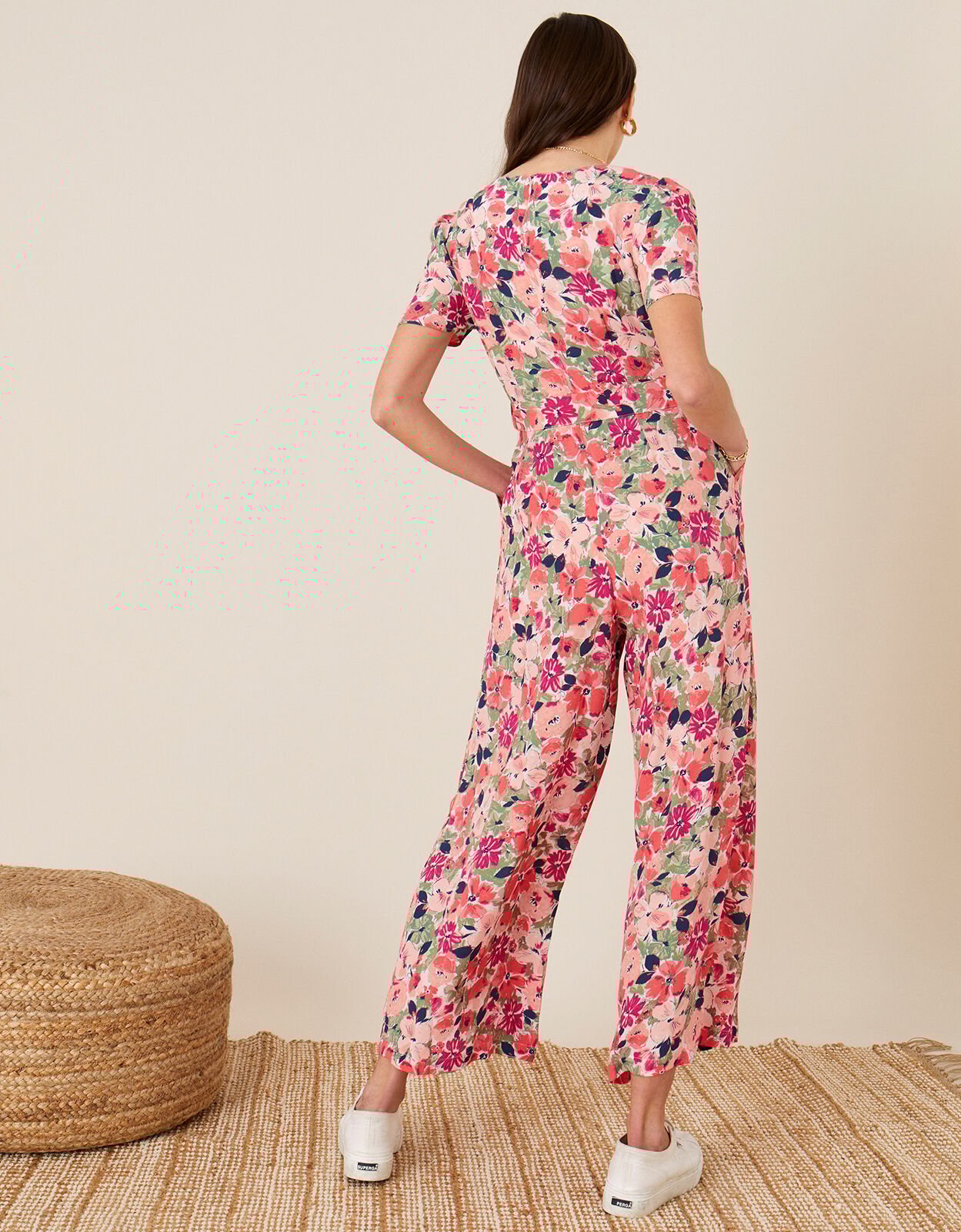 Monsoon floral jumpsuit Clearance