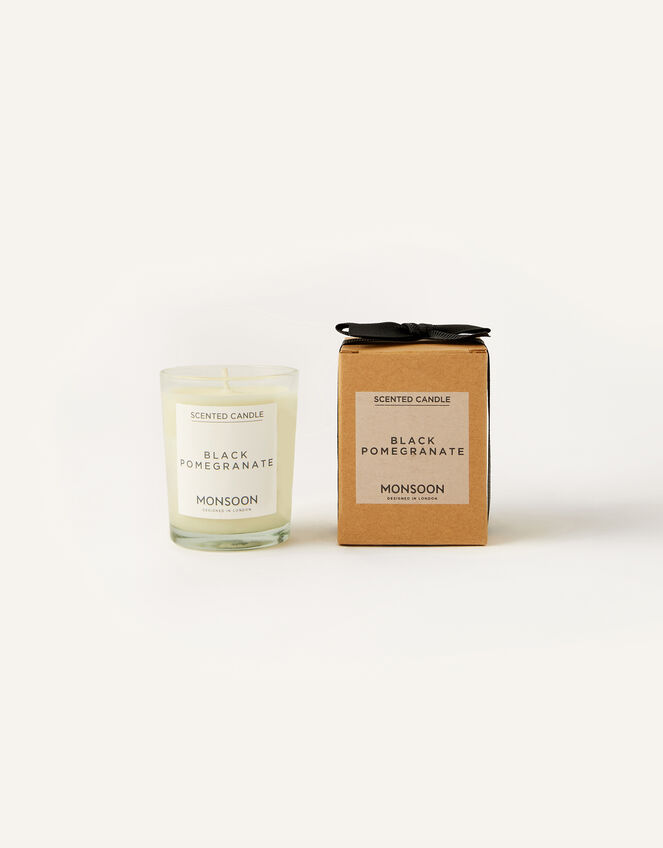 Small Black Pomegranate Scented Candle Candles & Home Fragrance