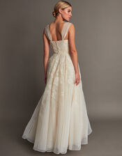 Rose Organza Bridal Dress, Ivory (IVORY), large