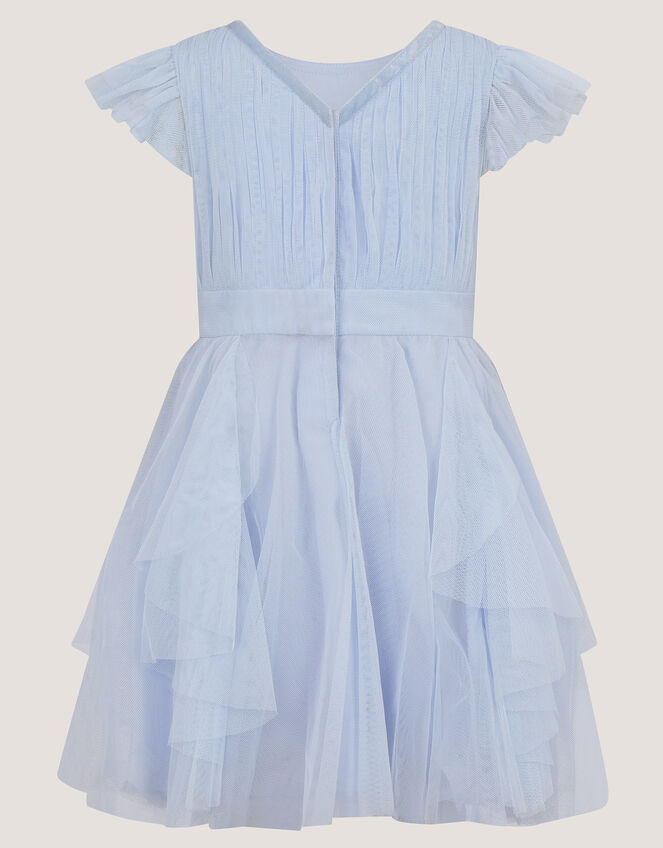 Baby Pennie Mesh Party Dress, Blue (PALE BLUE), large