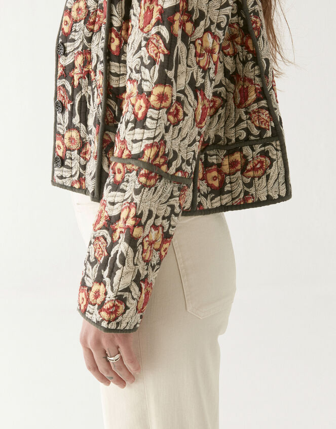 Maison Hotel Tadeo Floral Quilted Jacket, Multi (MULTI), large