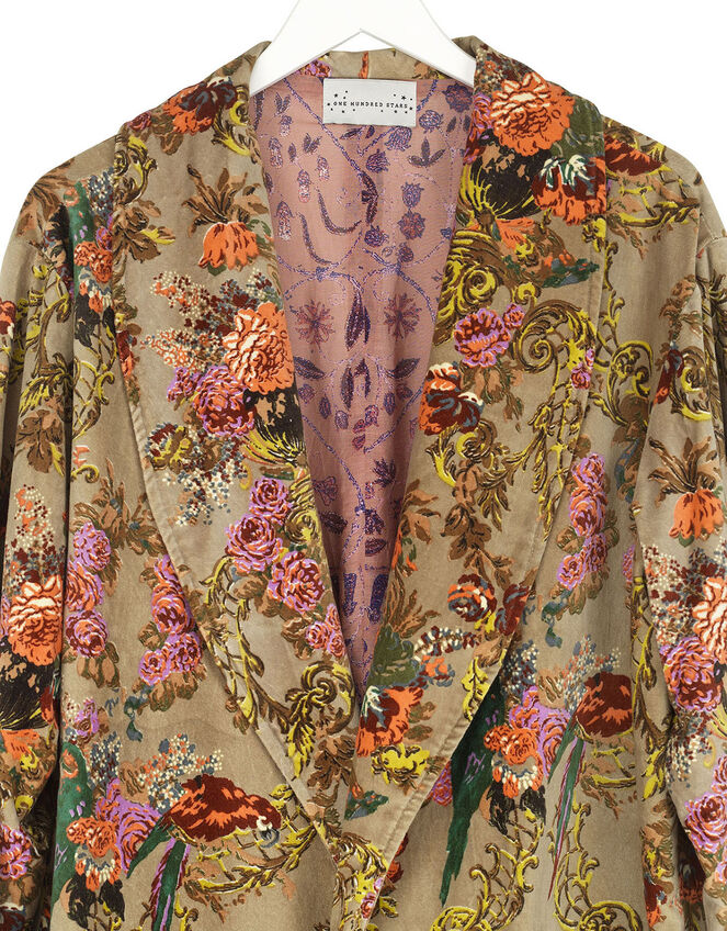 One Hundred Stars Autumn Chintz Boyfriend Jacket, , large