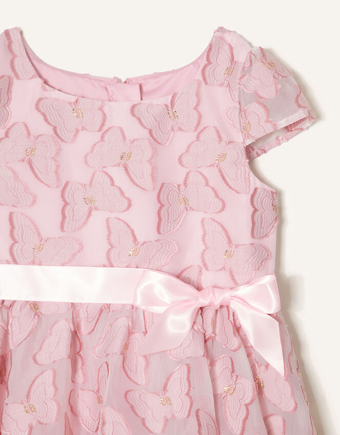 Butterfly Jacquard Dress , Pink (PINK), large