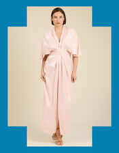 Tallulah and Hope Longer-Length Tie Dress , Pink (PINK), large