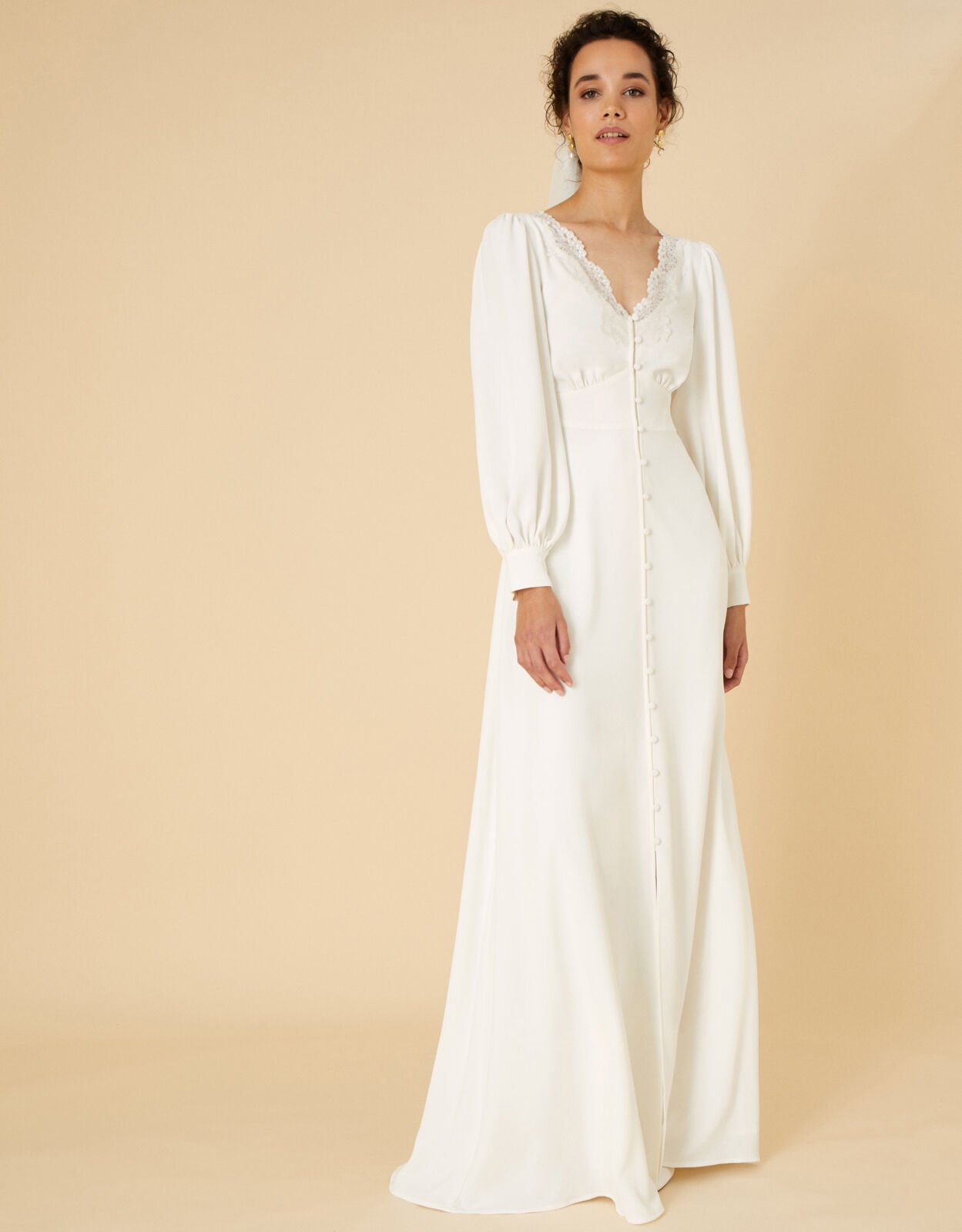 Monsoon long shop sleeve dress