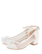 Princess Crystal Shimmer Heels Ivory | Girls' Shoes & Boots | Monsoon UK.