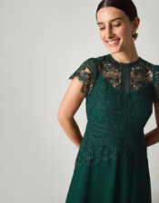 Monica Lace Bridesmaid Dress, Green (GREEN), large