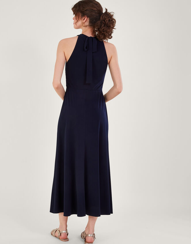 Clo Crossover Maxi Dress, Blue (NAVY), large