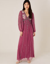 ARTISAN Regina Embellished Dress, Pink (PINK), large