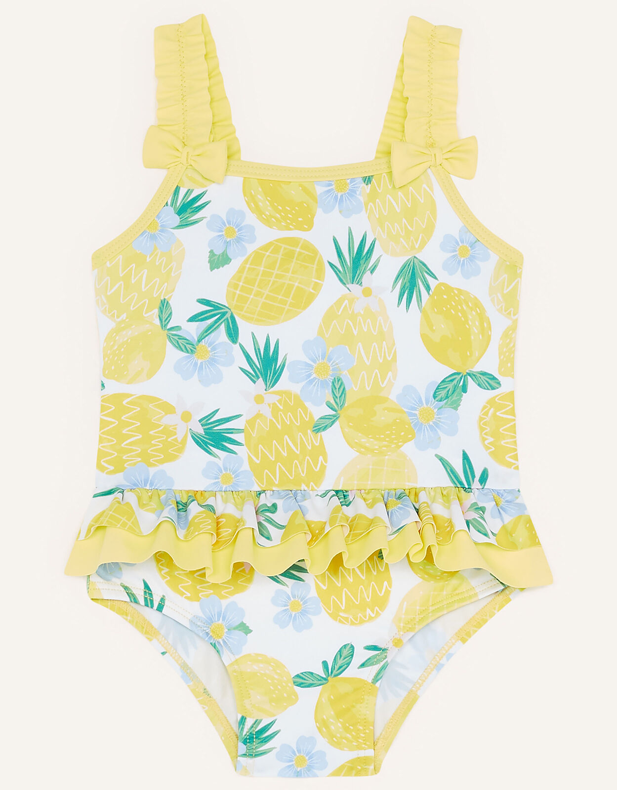 Baby girl pineapple swimsuit hot sale