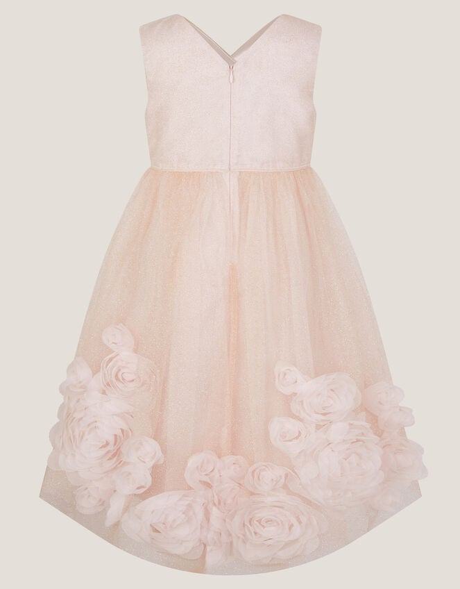 Glinda Appliqué Glitter Party Dress, Pink (PINK), large