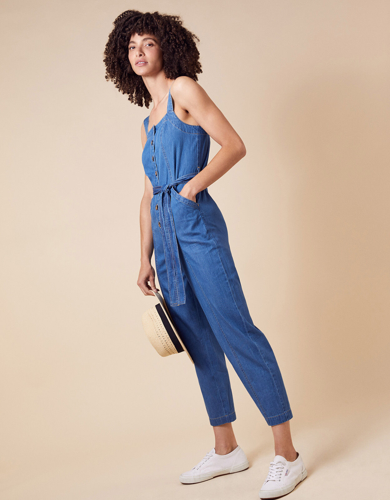 monsoon denim jumpsuit