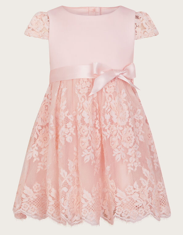 Baby Mimi Lace Dress, Pink (PINK), large